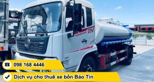 Cho thuê hồ sơ xe bồn phun rửa đường, tưới cây