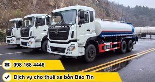 Dịch vụ cho thuê xe bồn chở nước sạch tại TPHCM