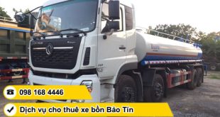 Cho thuê xe bồn chở nước sinh hoạt TPHCM