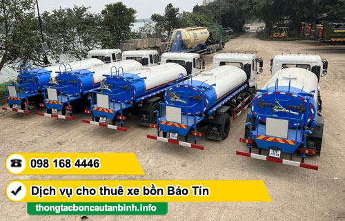 Cho thuê xe bồn chở nước tưới cây TPHCM