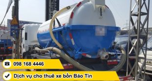 cho thuê xe bồn hút vận chuyển chất thải TPHCM