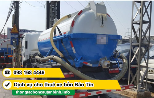 cho thuê xe bồn hút vận chuyển chất thải TPHCM