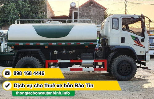 Dịch vụ cho thuê xe tưới nước rửa đường TPHCM