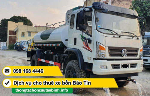 Dịch vụ cho thuê xe tưới nước rửa đường TPHCM